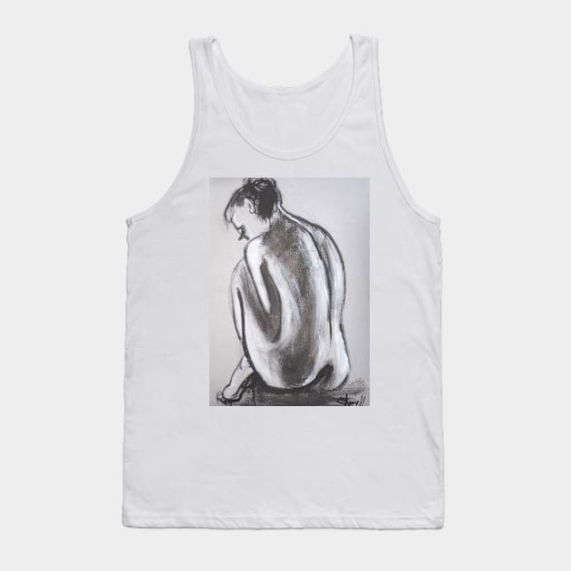 Posture 3 - Female Nude Tank Top by CarmenT